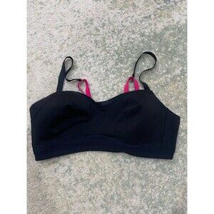 BROOKS MOVING COMFORT Size Large Sports Active FINE FORM 300604 Black Pink